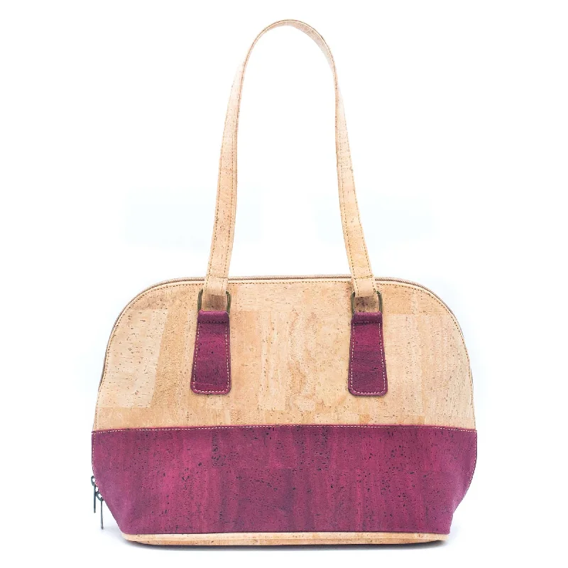 Women's tote bag crew kit -Dual Toned Natural Cork Tote Bag