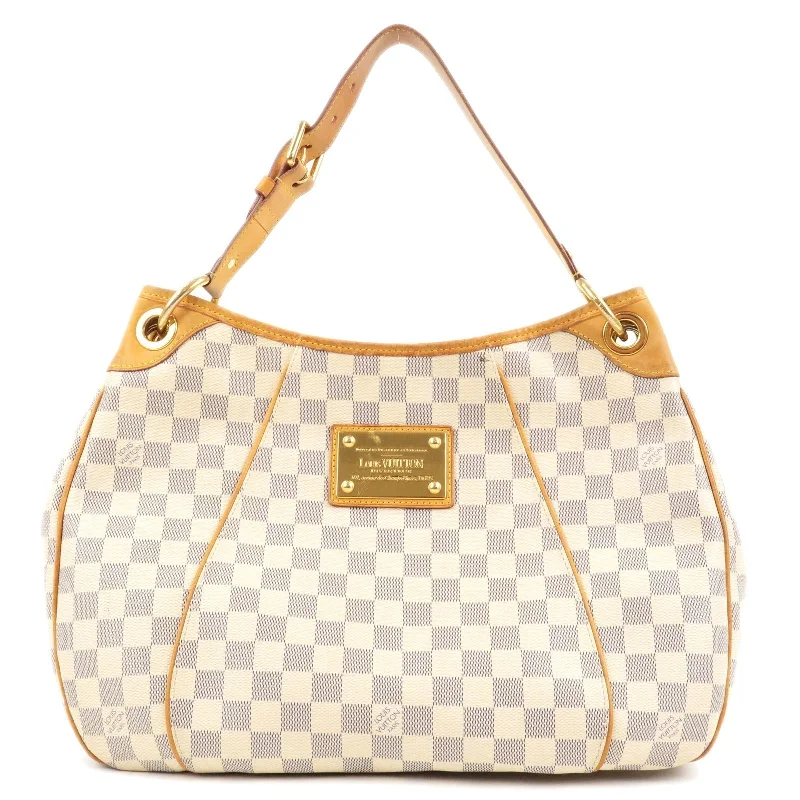 Women's shoulder bag sharp bags -Louis Vuitton Damier Azur Galliera PM Shoulder Bag N55215