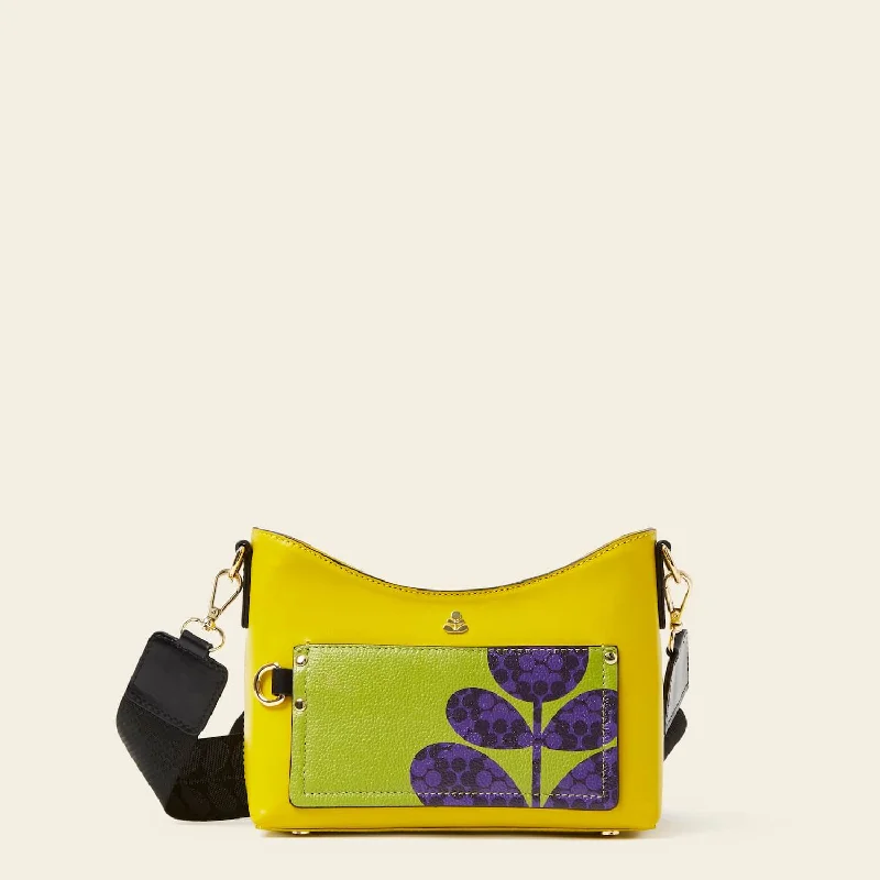 Women's crossbody bags chic -Carrymin Crossbody - Daffodil Puzzle Flower