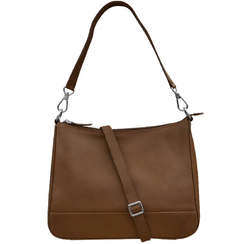 Women's handbags faux-leather-trend -Zip Top Hobo