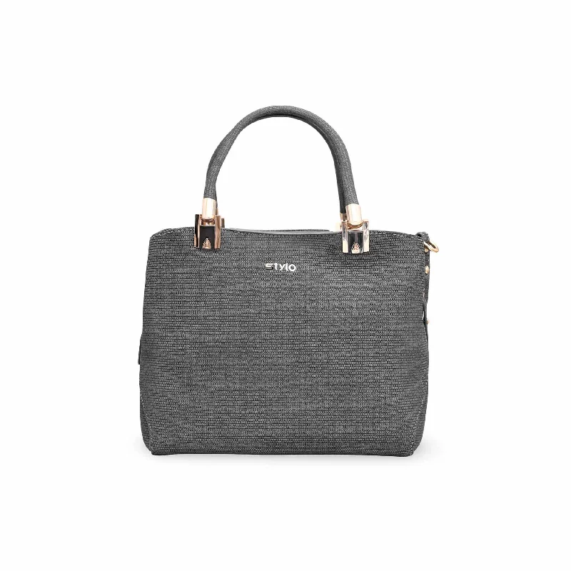 Women's handbags budget-style -Grey Formal Handbag for Women P36135