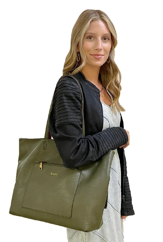 Women's tote bag lightweight sale -Julie 3302 reversible tote