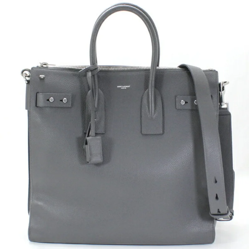 Women's tote bag modern shape -Saint Laurent  Leather Handbag Tote Bag (Pre-Owned)