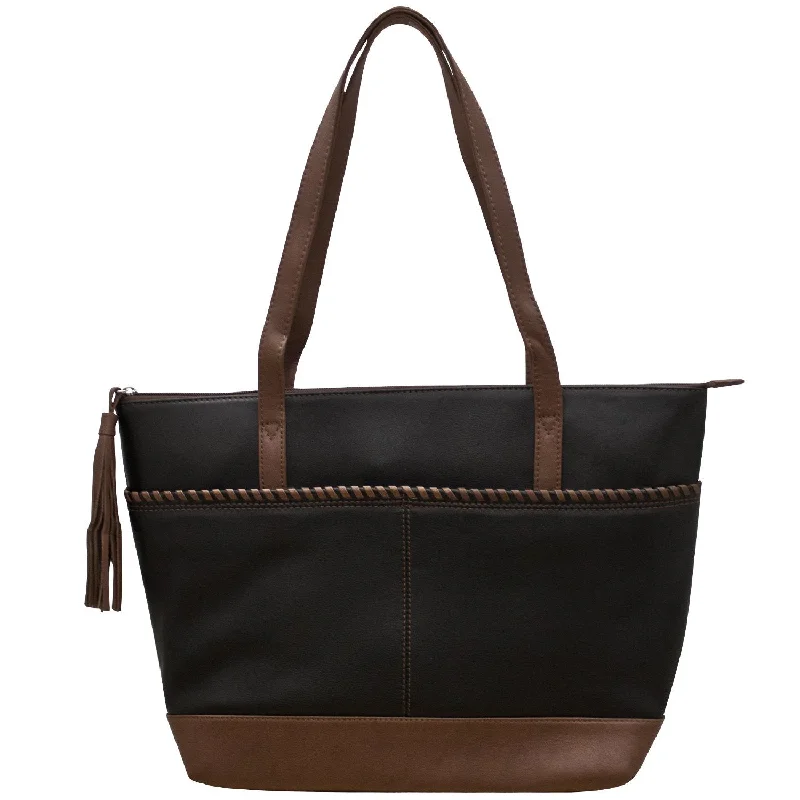 Women's handbags designer-style -Tote with Whipstitch