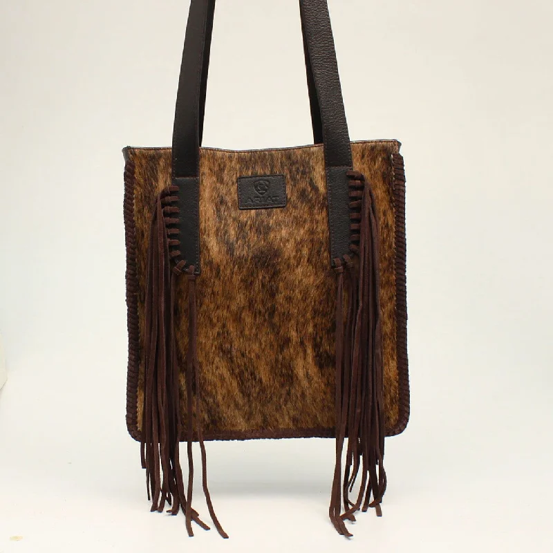 Women's tote bag sport offer -Ariat Scarlett Calf Hair & Fringe Tote Bag