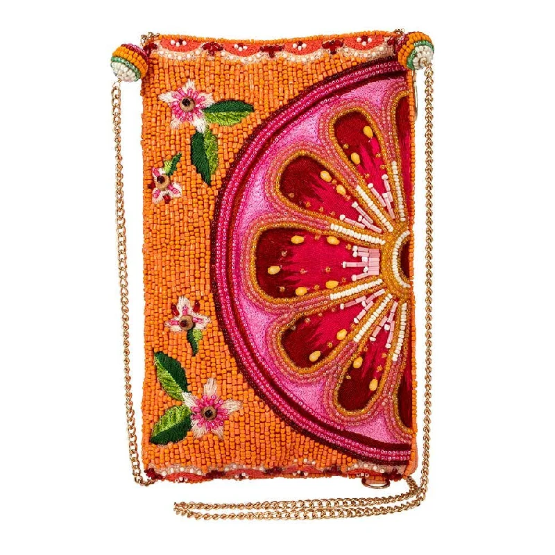 Women's crossbody bags embroidered-chic -Mary Frances - Sun Sweet Crossbody Phone Bag