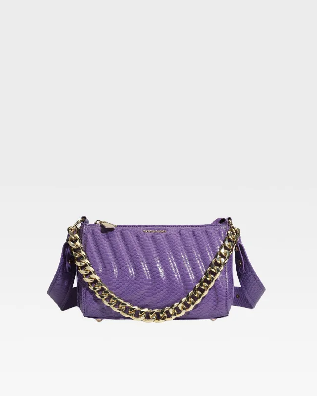 Women's shoulder bag fashion statement -PY Shoulder Bag in Purple