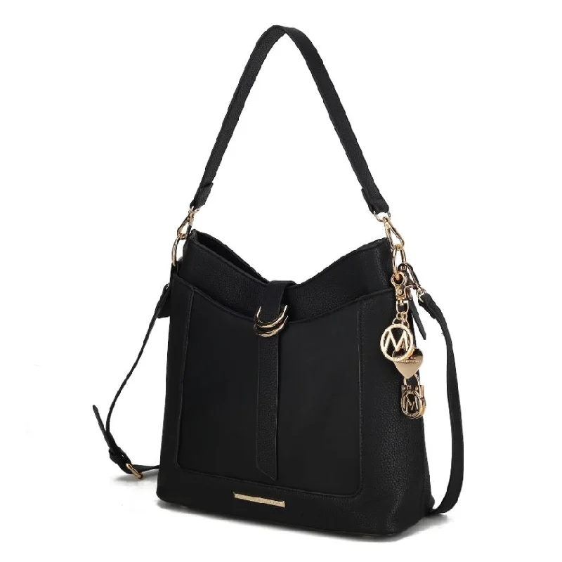 Women's crossbody bags structured-shape -Geneva Crossbody Handbag with Keychain