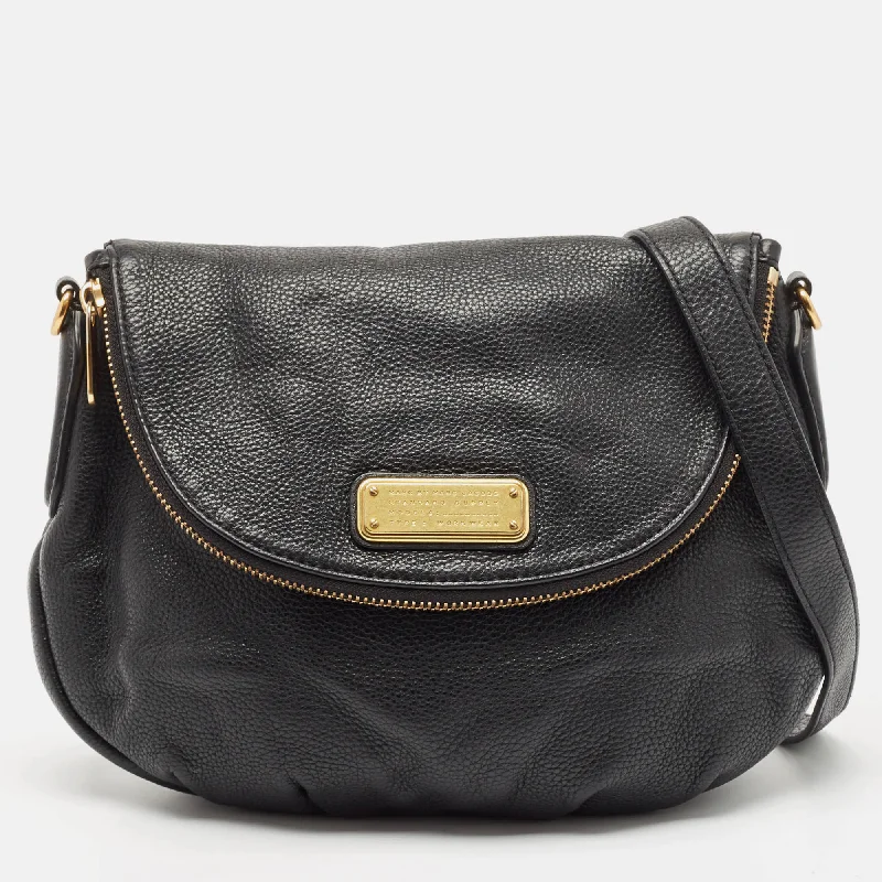 Women's crossbody bags discount-deal -Marc By Marc Jacobs Black Leather Classic Q Natasha Crossbody Bag