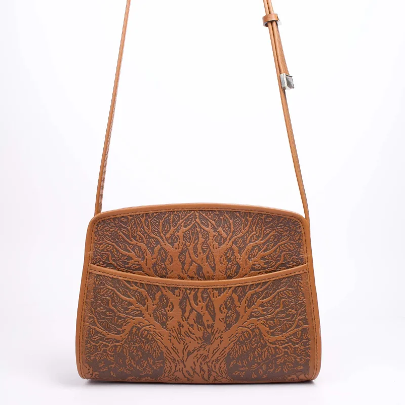 Women's crossbody bags eco-chic -SECOND, Retro Crossbody, Tree of Life