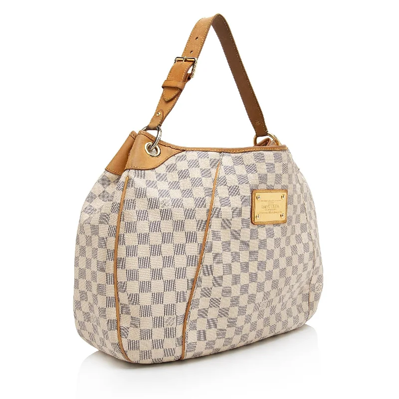 Women's shoulder bag compact style -Louis Vuitton Damier Azur Galliera GM Shoulder Bag (SHF-4A1bk9)