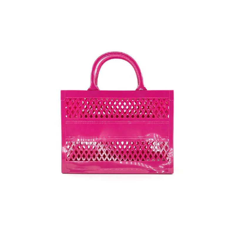 Women's tote bag quality apparel -Jelly Perforated Tote