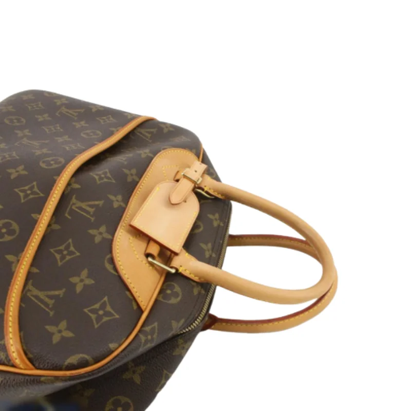 Women's handbags clearance -Louis Vuitton Brown Leather Deauville handbag bag