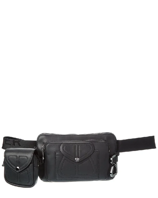 Women's crossbody bags lined-interior -Bogner Frozen Leather Crossbody