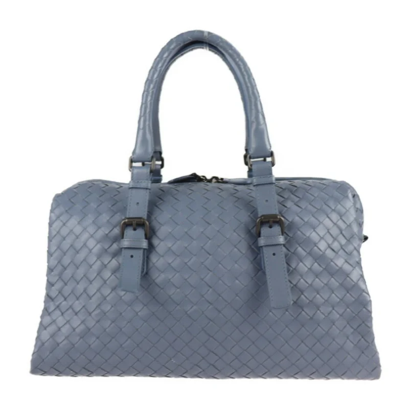 Bottega Veneta Intrecciato  Leather Boston Bag Tote Bag (Pre-Owned)