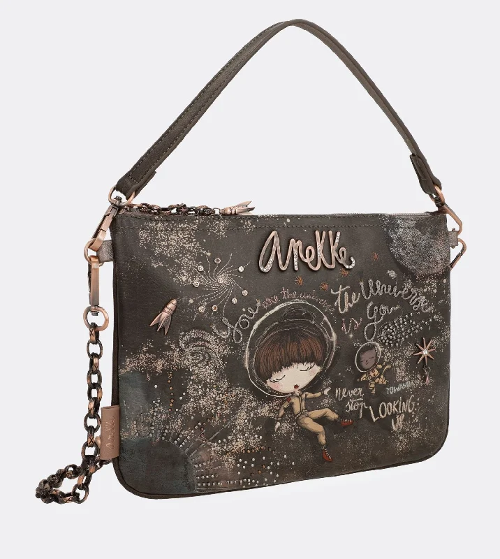 Women's handbags eco-friendly -Gorgeous universe handbag with a printed design