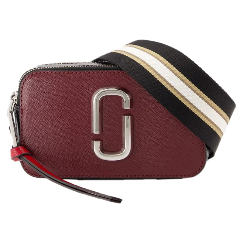 Women's crossbody bags vegan -The Snapshot Crossbody - Marc Jacobs - Leather - Red