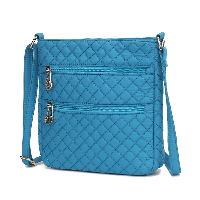 Women's crossbody bags luxury-style -Lainey Solid Quilted Cotton Women’s Crossbody by Mia K