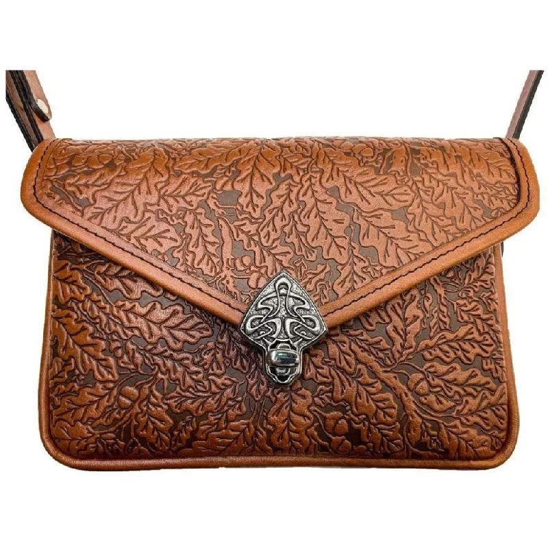 Women's handbags indoor -Becca Cell Phone Handbag, Oak Leaves