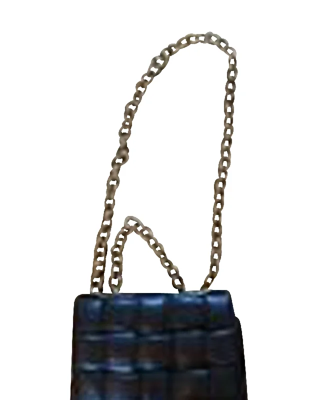 Women's chain bag custom ensemble -Bottega Veneta Chain Cassette Bag in Dark Brown Lambskin Leather