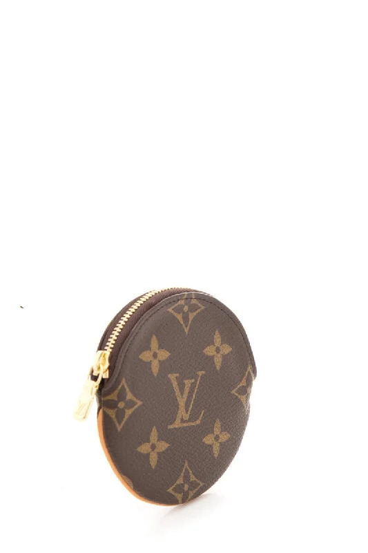 Women's handbags fall -Louis Vuitton Brown LV Monogrammed Porto Monet Ron Coin Pouch