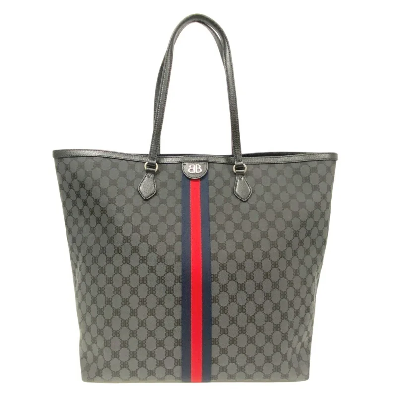 Women's tote bag fast-access sale -Gucci  Canvas Leather Tote Bag (Pre-Owned)