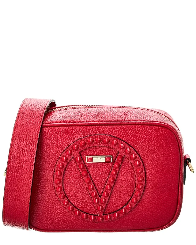 Women's crossbody bags oversized -Valentino by Mario Valentino Mia Rock Leather Crossbody