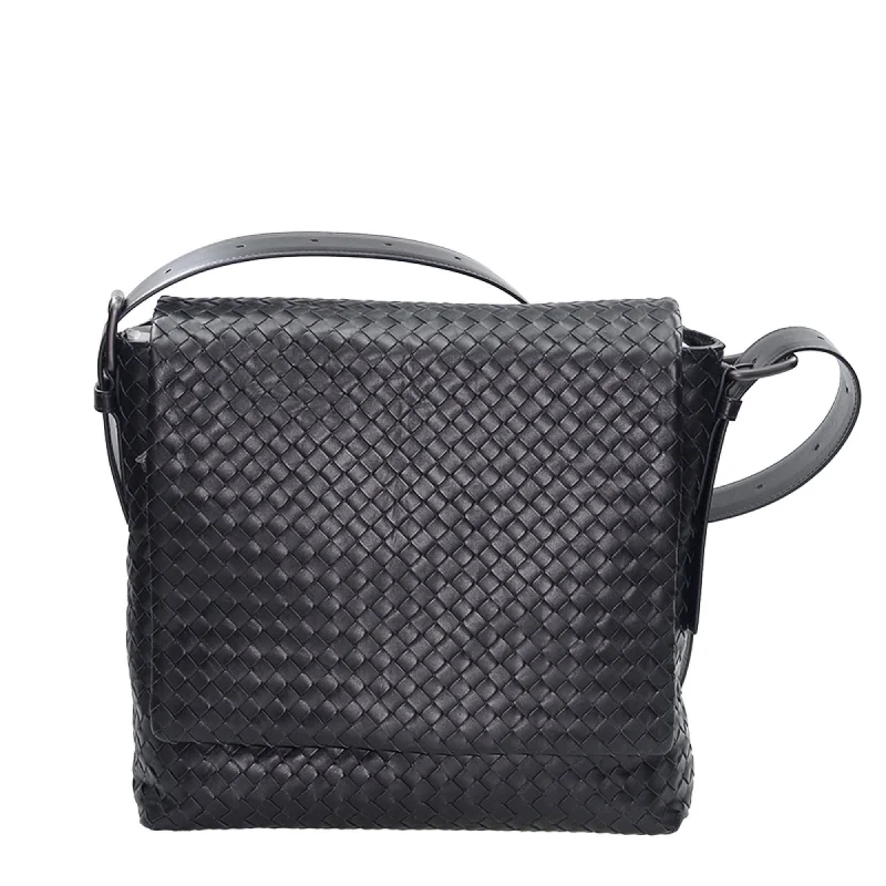 Women's crossbody bags hands-free-comfort -Bottega Veneta Leather Crossbody Bag