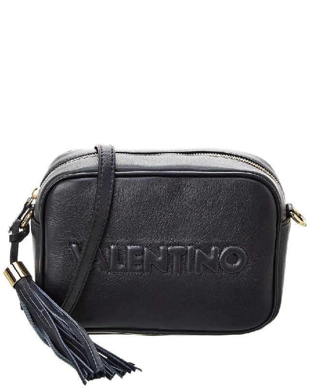 Women's crossbody bags functional-design -Valentino by Mario Valentino Mia Embossed Leather Crossbody