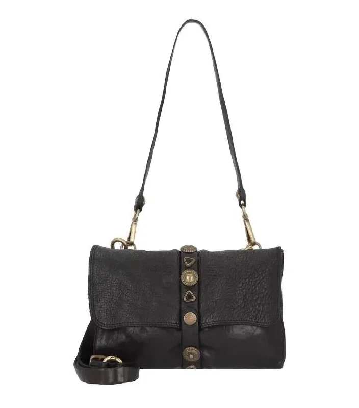 Women's crossbody bags mini-cute -Bustino Crossbody Bag In Nero