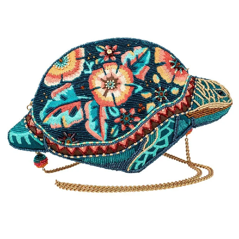 Women's crossbody bags long-strap-chic -Mary Frances - Island Turtle Crossbody Clutch Bag