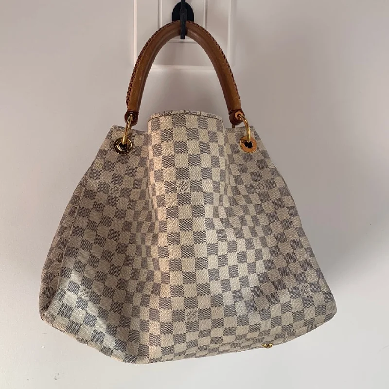 Women's shoulder bag prompt delivery -Louis Vuitton Damier Azur Artsy Shoulder Bag