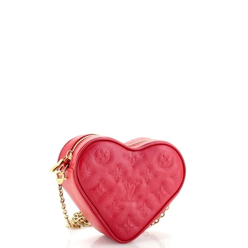 Women's chain bag chic kit -Louis Vuitton Coeur Heart On Chain Bag