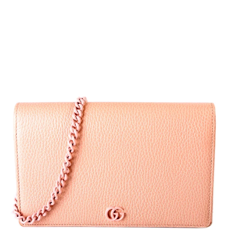 Women's chain bag custom offer -Marmont Monochrome Mini Chain Bag Pink