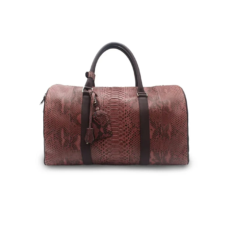 Women's handbags winter-warm -Duffle Bag in Burgundy