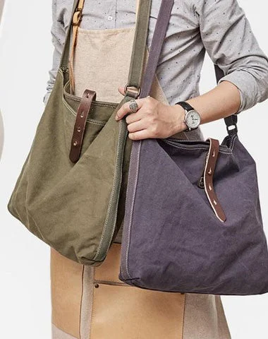 Women's shoulder bag high-end outfit -Cool Mens Canvas Side Bag Messenger Bag Canvas Shoulder Bag for Men