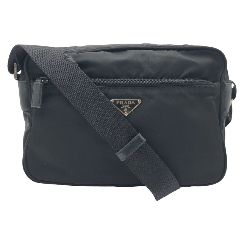 Women's crossbody bags office -Prada Nylon Tessuto Triangle Logo Crossbody Bag