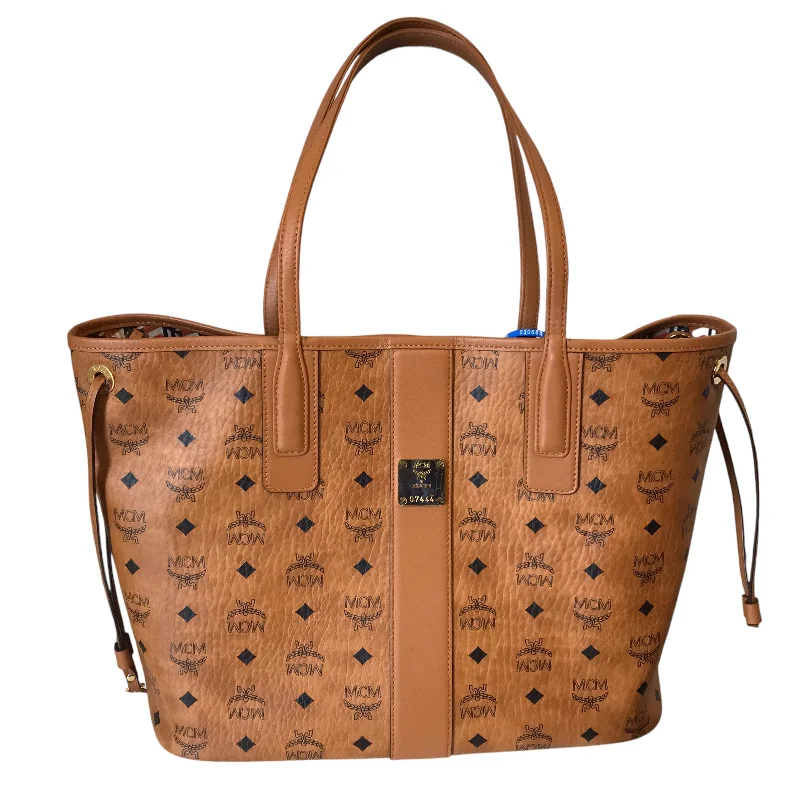 Women's tote bag lightweight special -TOTE LUXURY DESIGNER by MCM In BROWN, Size: MEDIUM