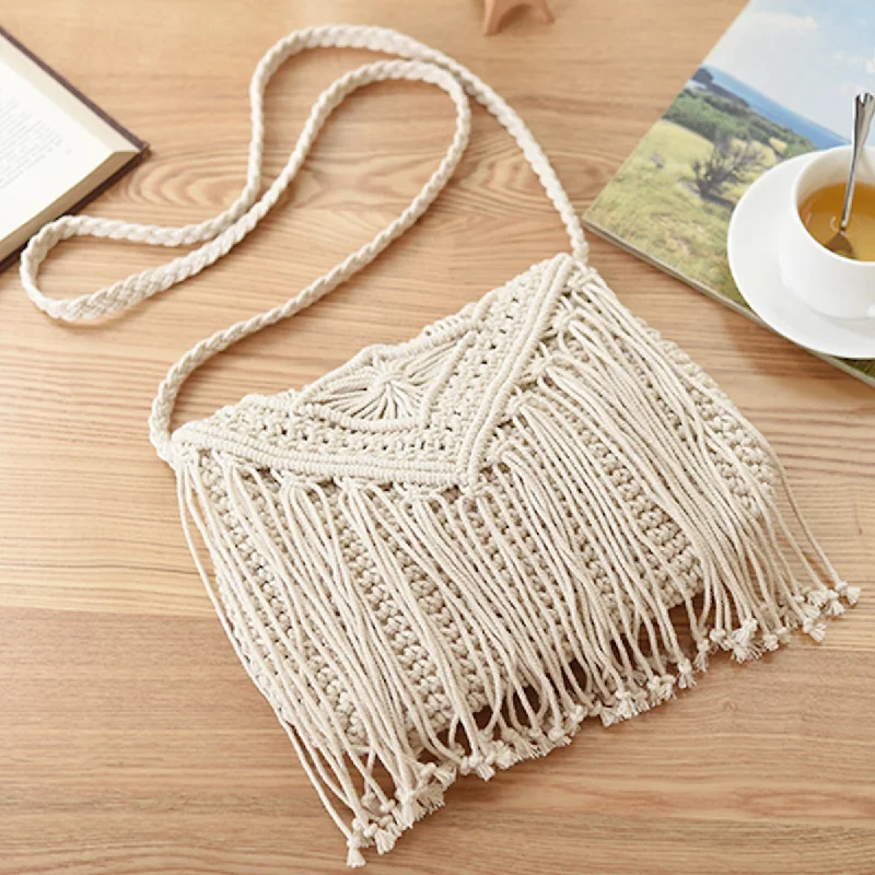 Women's handbags seasonal -Elena Handbags Medium Boho Beach Bag