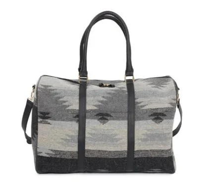 Women's tote bag light offer -Large Black Aztec Tote Bag