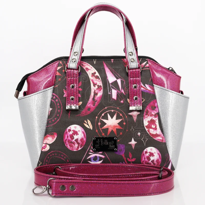 Women's handbags elegant-design -Pink & Witchy Satchel