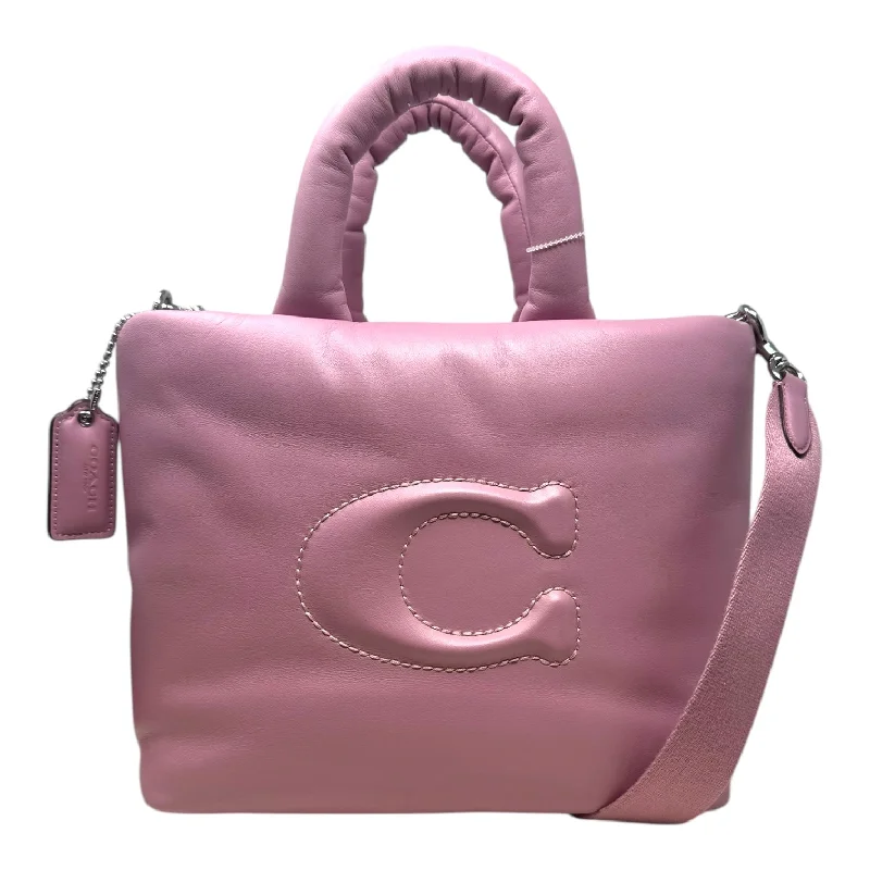 Women's tote bag quick-carry special -Pillow Tote Handbag Designer in Tulip By Coach, Size: Medium