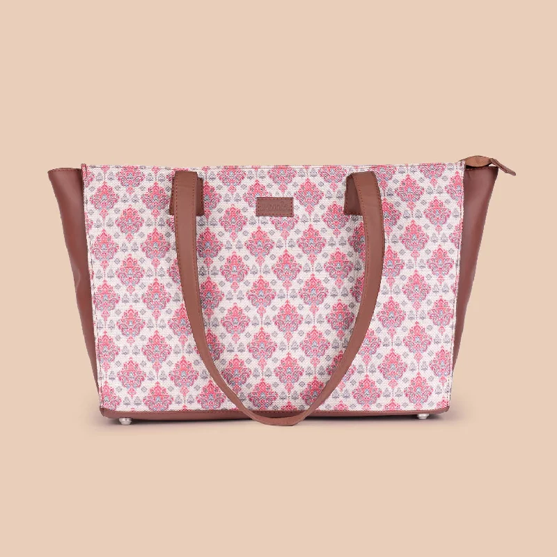 Women's tote bag fashion offer -Kashmiri Tulips Office Tote Bag