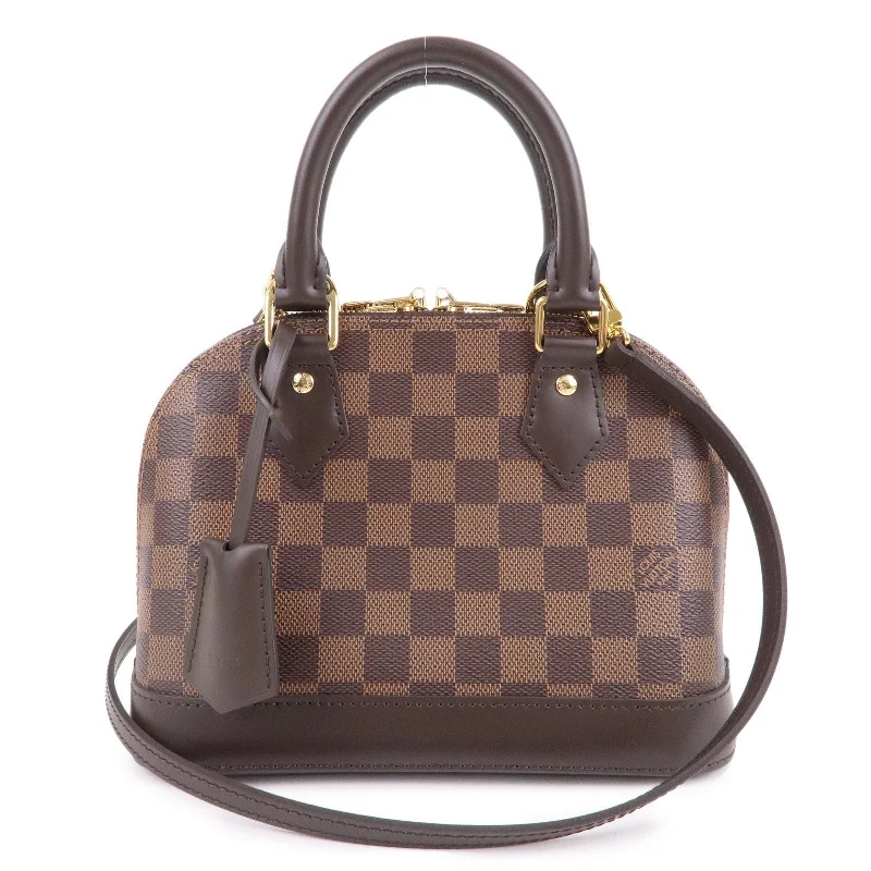 Women's shoulder bag quality offer -Louis Vuitton Damier Alma BB 2Way Shoulder Bag Hand Bag N41221