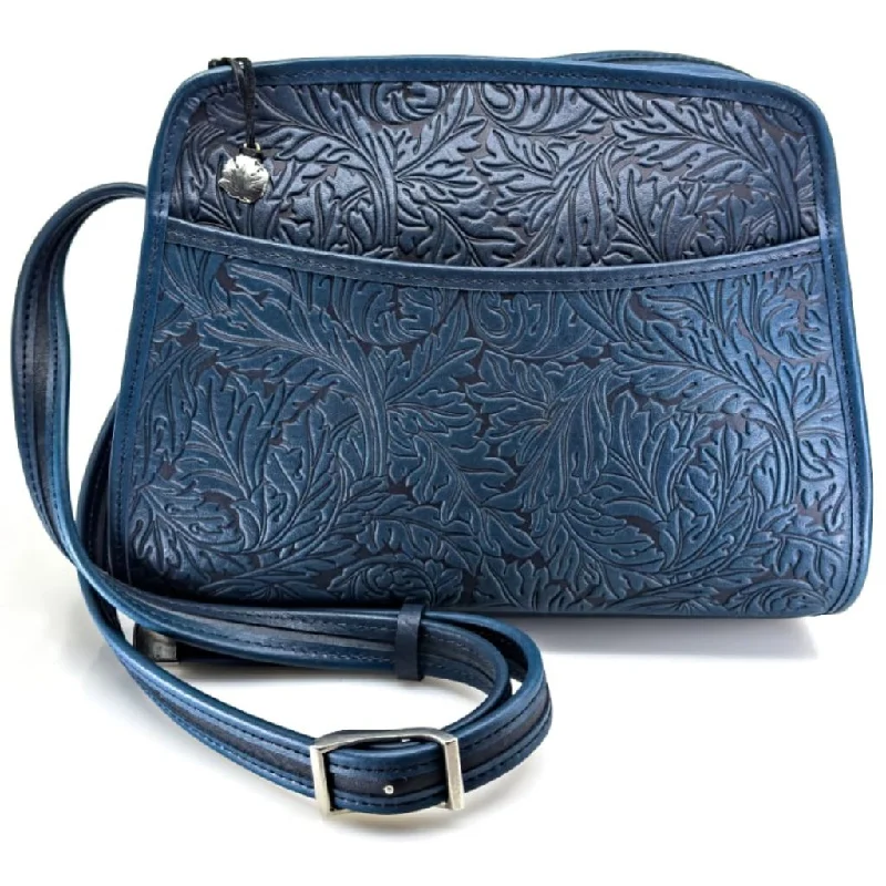 Women's crossbody bags casual-style -Retro Crossbody, Acanthus Leaf