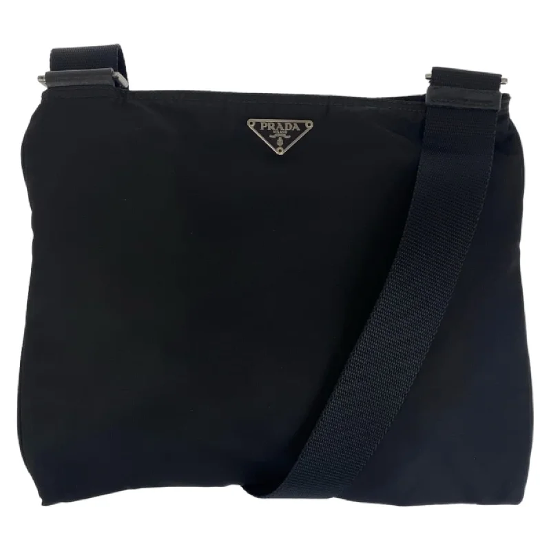 Women's crossbody bags seasonal -Prada Nylon Tessuto Triangle Logo Crossbody Bag