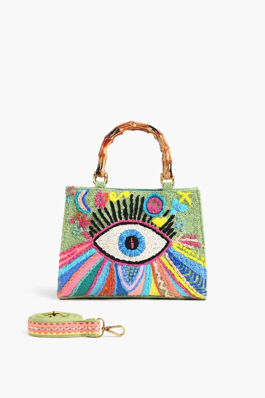 Women's handbags high-end -Groovy Evil Eye Handbag