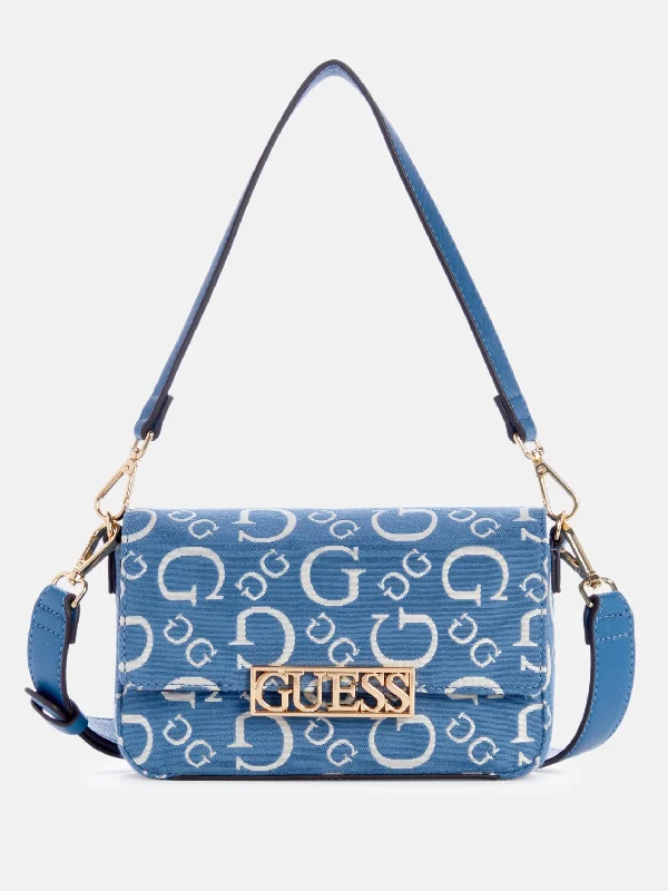 Women's crossbody bags tassel-chic -Carrboro Jacquard Logo Mini Crossbody