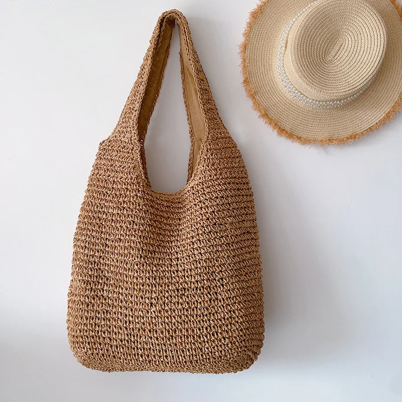 Women's handbags fall -Elena Handbags Chic Straw Woven Bag