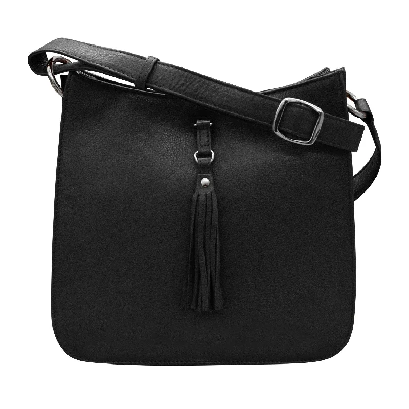 Women's handbags floral -Feed Bag with Tassel